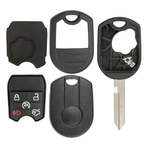 Remote Head Key Shell for Ford 164-R8000 - 5 Button - New Style - Standard Blade