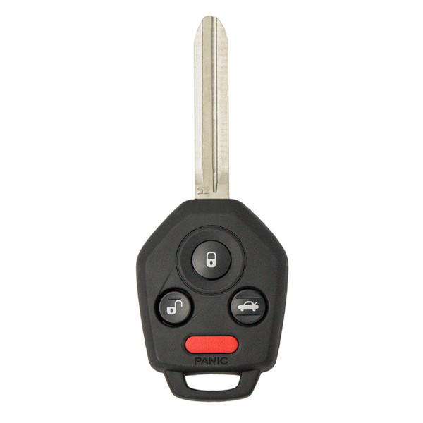 Subaru 4 Button Remote Head Key CWTB1G077 / 57497-FL00A / B110 / H Chip - Black Pod - New
