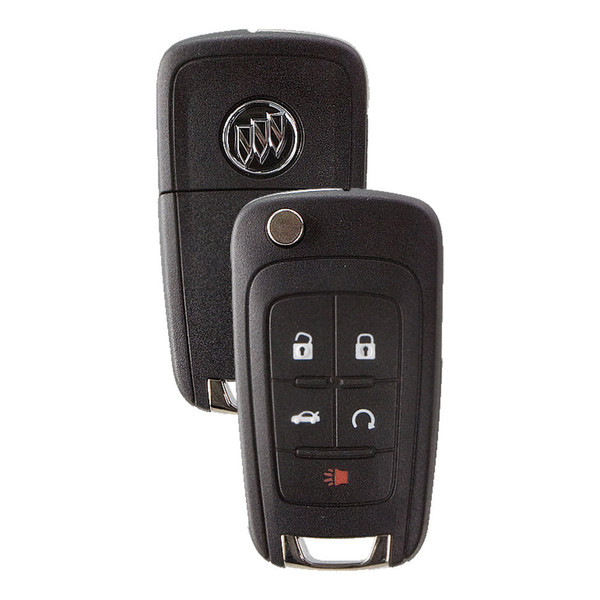 Strattec (5912556) Buick 5 Button Non-PEPS Remote Flip Key OHT01060512, 13500226, 315 MHz - New, OEM
