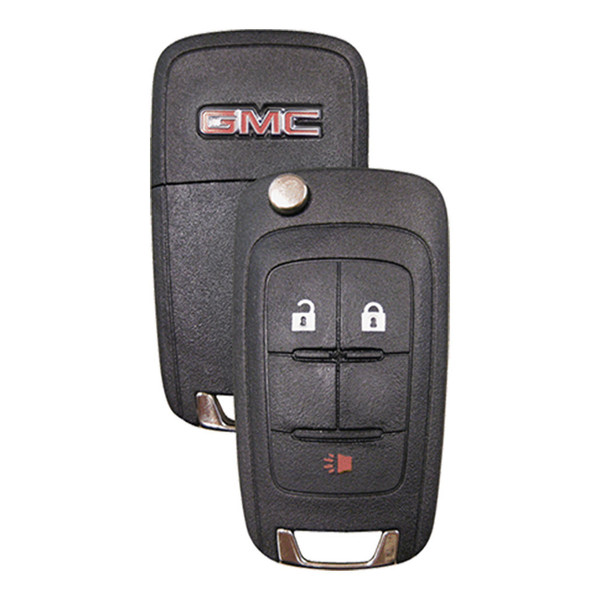 Strattec (5913596) GMC 3 Button Non-PEPS Remote Flip Key OHT01060512, 20873623, 315 MHz - New, OEM