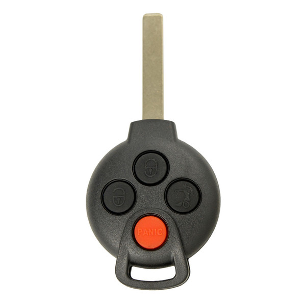 4 Button Remote Head Key Replacement for Smart Fortwo KR55WK45144