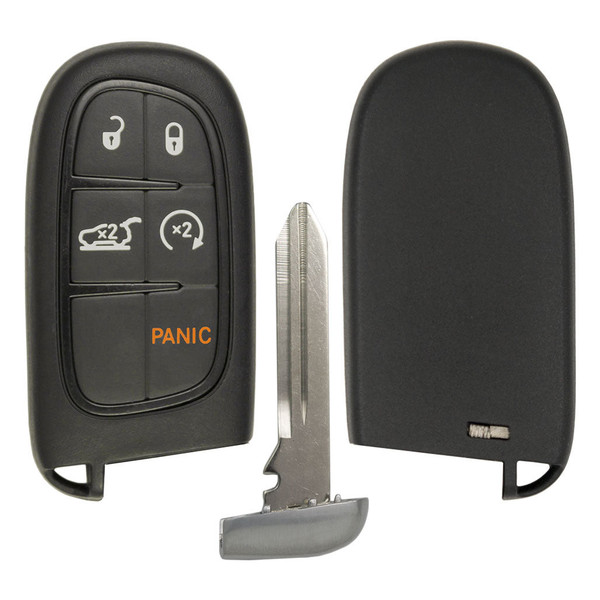 5 Button Shell For Jeep Cherokee Smart Proximity Remote Key GQ4-54T