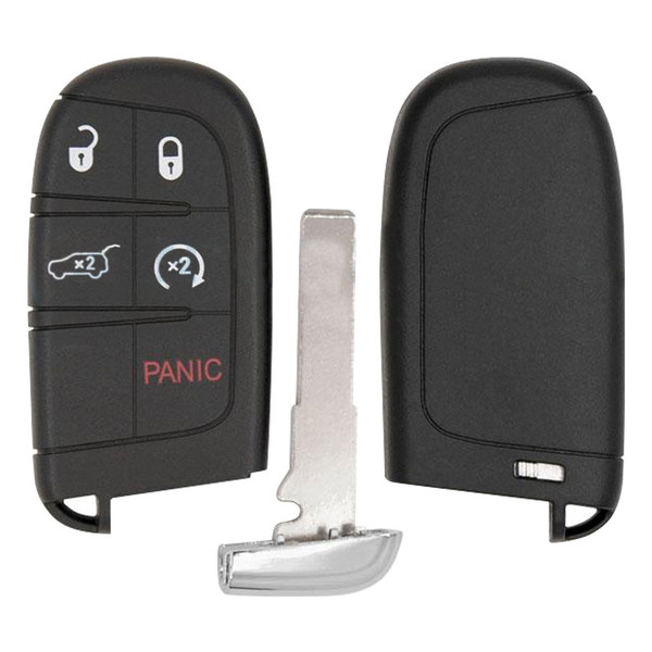 5 Button Shell For Jeep Compass Smart Proximity Remote Key M3N-40821302