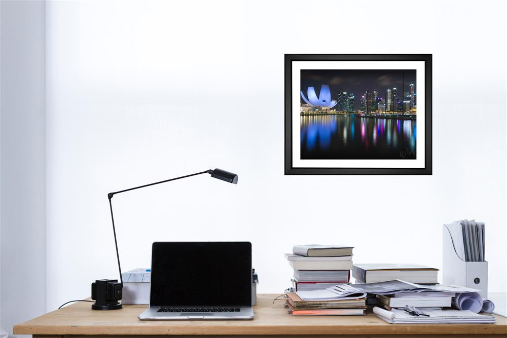 Singapore Cityscape Fine Art Print Giclees