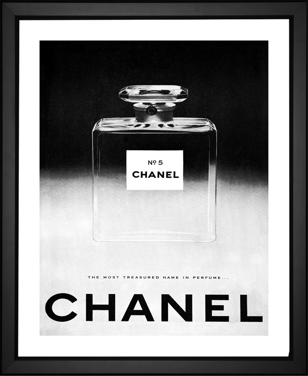 Chanel No 5 Red Perfume Bottle Water Color Art Print