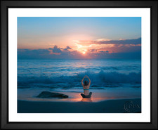 Wei Zhu, Yoga Seaside Sunrise, EFX, EFX Gallery, art, photography, giclée, prints, picture frames