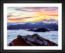 James Venuti, Sunrise Alps, EFX, EFX Gallery, art, photography, giclée, prints, picture frames