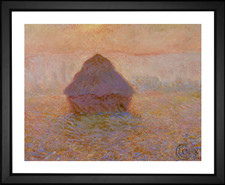 Claude Monet, Grainstack, Sun in the Mist, EFX, EFX Gallery, art, photography, giclée, prints, picture frames