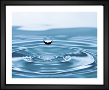 Rony Michaud, Water Droplet, EFX, EFX Gallery, art, photography, giclée, prints, picture frames
