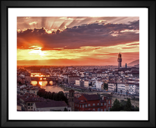 Mark Gilder, Sunset in Florence, EFX, EFX Gallery, art, photography, giclée, prints, picture frames