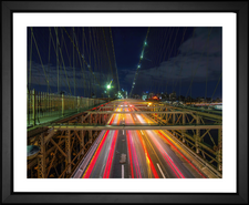 Brooklyn Bridge Time Lapse, EFX, EFX Gallery, art, photography, giclée, prints, picture frames