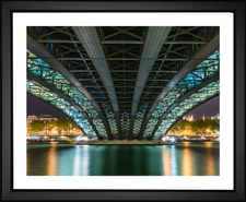 Ludovic Charlet, Bridge in Lyon France, EFX, EFX Gallery, art, photography, giclée, prints, picture frames