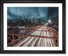 Brooklyn Bridge Traffic Lapse, EFX, EFX Gallery, art, photography, giclée, prints, picture frames