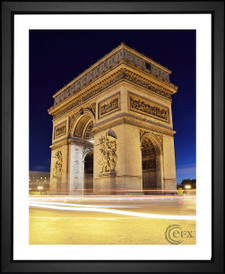 Herry Wibisono, fine art print arc de triomphe paris, france historical landmark monument on champs-elysees by EFX gallery, EFX, EFX Gallery, art, photography, giclée, prints,  picture frame fine art