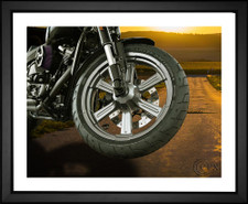 Harley Front Wheel, EFX, EFX Gallery, art, photography, giclée, prints, picture frames