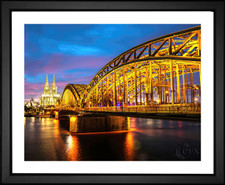 Hohenzollern Bridge in Germany, EFX, EFX Gallery, art, photography, giclée, prints, picture frames
