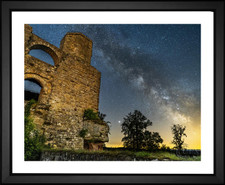 Martin Klass, Castle Ruins Germany Milky Way, EFX, EFX Gallery, art, photography, giclée, prints, picture frames