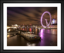 Chris Delgado, London Eye Ferris Wheel, EFX, EFX Gallery, art, photography, giclée, prints, picture frames