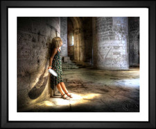 Rudy and Peter Skitterians, Church Girl with a Fan, EFX, EFX Gallery, art, photography, giclée, prints, picture frames