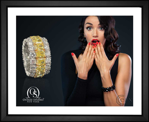 Surprised Girl Yellow Diamond Ring, EFX, EFX Gallery, art, photography, giclée, prints, picture frames