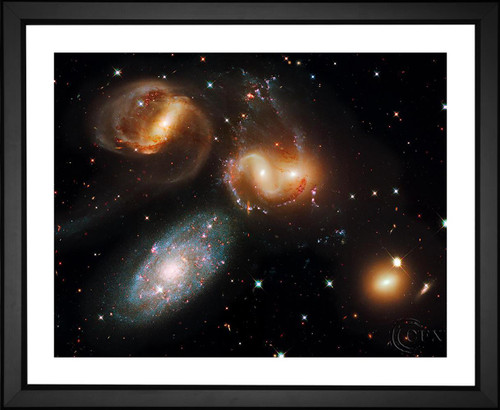 James Webb Space Telescope/NASA/ESA, Stephan's Quintet, EFX, EFX Gallery, art, photography, giclée, prints, picture frames