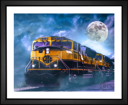 Myriams-Fotos, Midnight Train Ride, EFX, EFX Gallery, art, photography, giclée, prints, picture frames