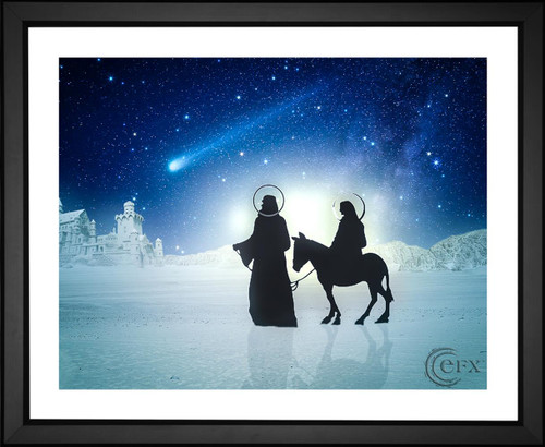 Myriams-Fotos, Holy Family Silhouette, EFX, EFX Gallery, art, photography, giclée, prints, picture frames