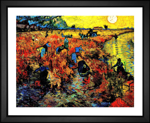 Vincent Van Gogh, The Red Vineyard, EFX, EFX Gallery, art, photography, giclée, prints, picture frames