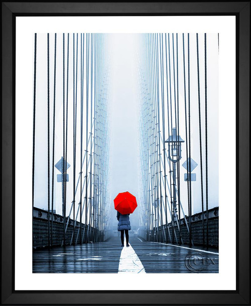 James Venuti, Red Umbrella, EFX, EFX Gallery, art, photography, giclée, prints, picture frames