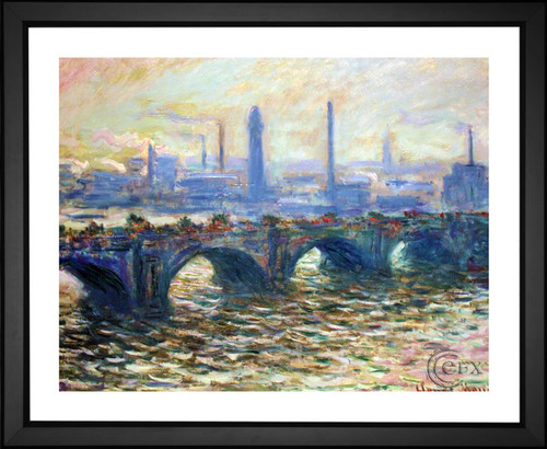 Claude Monet, Waterloo Bridge 1902, EFX, EFX Gallery, art, photography, giclée, prints, picture frames