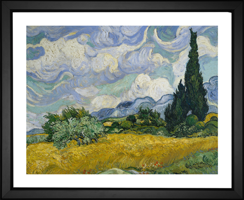 Vincent van Gogh, Wheat Field with Cypresses, EFX, EFX Gallery, art, photography, giclée, prints, picture frames