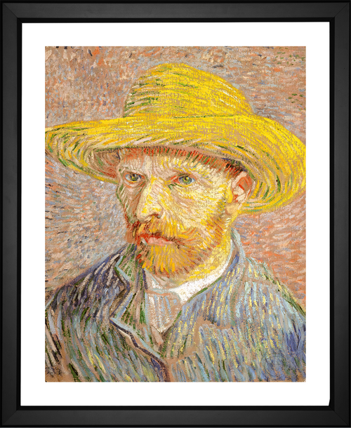 Vincent van Gogh, Self Portrait with a Straw Hat, EFX, EFX Gallery, art, photography, giclée, prints, picture frames
