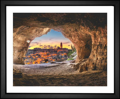 Luca Micheli, Cave Matera Italy, EFX, EFX Gallery, art, photography, giclée, prints, picture frames