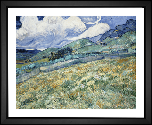 Vincent Van Gogh, Landscape from Saint Remy,  EFX, EFX Gallery, art, photography, giclée, prints, picture frames