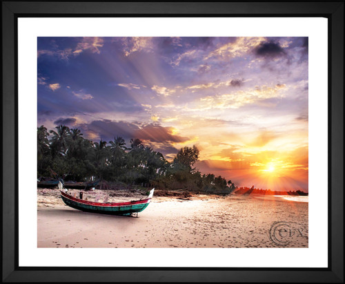 Saiful Mulia, Sunset on a Tropical Beach,  EFX, EFX Gallery, art, photography, giclée, prints, picture frames
