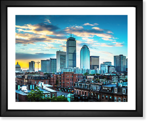 Skeeze, Boston Skyline, EFX, EFX Gallery, art, photography, giclée, prints, picture frames