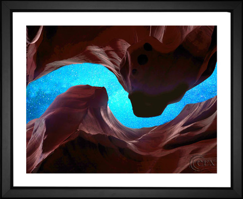 Pexels, Night Sky at Antelope Canyon, EFX, EFX Gallery, art, photography, giclée, prints, picture frames