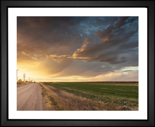 Colorado Road Sunset, EFX, EFX Gallery, art, photography, giclée, prints, picture frames