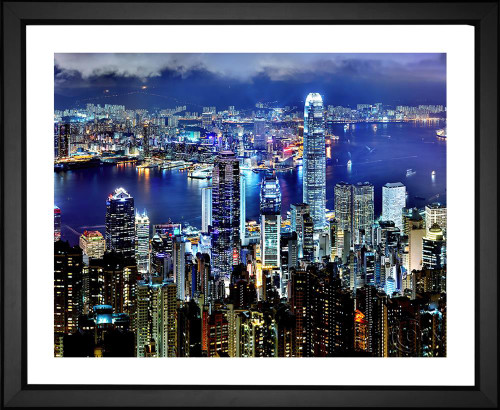 Skeeze, Hong Kong Skyline, EFX, EFX Gallery, art, photography, giclée, prints, picture frames