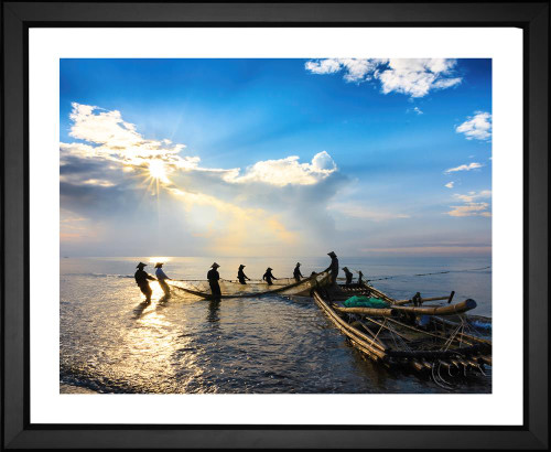 Duc Nguyen, Vietnamese Fishermen, EFX, EFX Gallery, art, photography, giclée, prints, picture frames