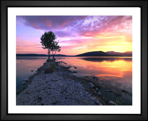 Ioannis Ioannidis, Kastoria Greece Tree Lake Sunset, EFX, EFX Gallery, art, photography, giclée, prints, picture frames