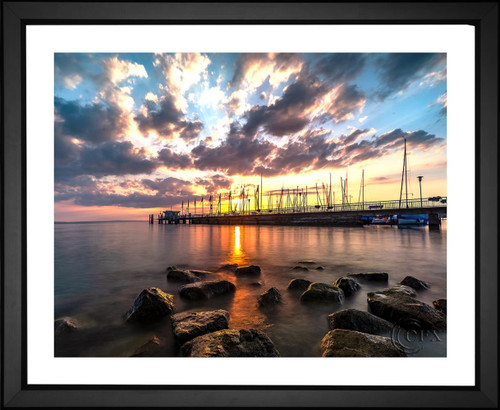 Lake Constance Rocks at Sunset, EFX, EFX Gallery, art, photography, giclée, prints, picture frames