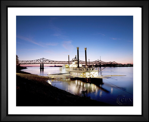 Casino Boat on the Mississippi River, EFX, EFX Gallery, art, photography, giclée, prints, picture frames