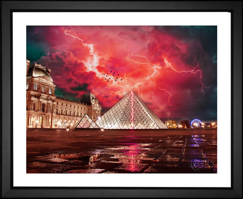 The Red Storm in Paris, EFX, EFX Gallery, art, photography, giclée, prints, picture frames