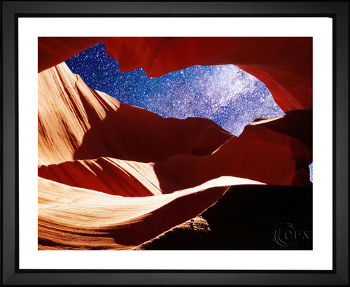 Rene Rauschenberger, Night Stars at Antelope Canyon, EFX, EFX Gallery, art, photography, giclée, prints, picture frames