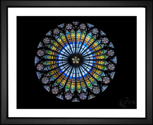 Skeeze, Rose Window of Strasbourg Cathedral in France, EFX, EFX Gallery, art, photography, giclée, prints, picture frames