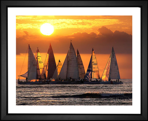 Skeeze, Sailboats and Yachts at Sunset, EFX, EFX Gallery, art, photography, giclée, prints, picture frames