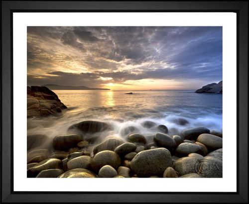 Quang Nguyen Vinh, Rocks Beach Sunrise, EFX, EFX Gallery, art, photography, giclée, prints, picture frames