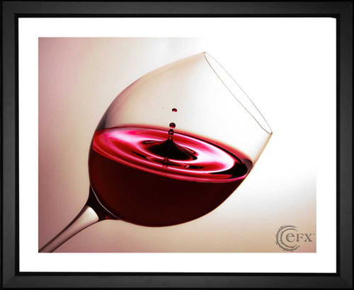 Christine Sponchia, Glass of Red Wine, EFX, EFX Gallery, art, photography, giclée, prints, picture frames