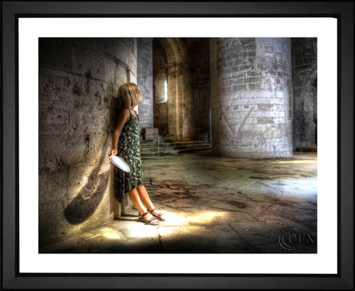 Rudy and Peter Skitterians, Church Girl with a Fan, EFX, EFX Gallery, art, photography, giclée, prints, picture frames